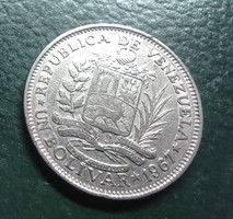 Venezuela.1967.1 bolivár