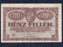 Pénztárjegy (1919-1920) 20 fillér bankjegy 1920 (id60549)