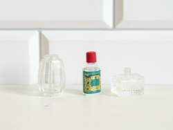 Mini parfümös üvegek - babaházi kiegészítő, bababútor, miniatűr