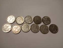 Belgium 25 cents 11 pieces!