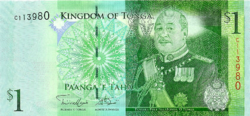 Kingdom of Tonga 1 pa'anga 2009 unc