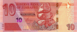 Zimbabwe 10 dollars 2020 oz