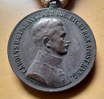 Arc. Károly bronze medal of valor (original ribbon). Top pcs. There is mail!