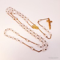 Large rosary made of glass beads