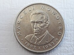 Lengyelország 20 Zloty 1974 érme - Lengyel 20 Zlote, ZL, Marceli Nowotoko külföldi pénzérme