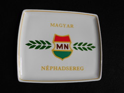 Hollóházi tálca - Magyar Néphadsereg