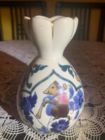 Antique ditmar znaim faience vase