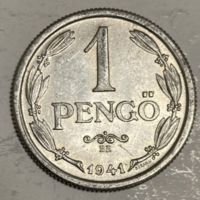 Very nice 1 pengő 1941, (141)