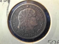 HAITI 20 cent 1894 .  Ag Ezüst . POSTA VAN !