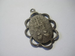 Antique Mary pendant made of copper 18 x 26 mm