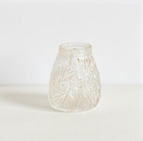 Mini üveg kristály váza utánzat - babaházi kiegészítő, konyha bababútor, miniatűr