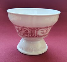 Heinrich Rüdesheim German Porcelain Spectacular Ice Cream Hazelnut Bowl Offering Fact