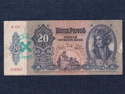 Háború előtti sorozat (1936-1941) 20 Pengő bankjegy 1941 Városi pártvezető Sopron (id64640)