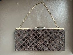 Snakeskin bag reticule