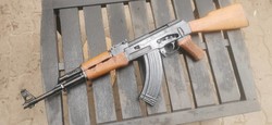 Ak-47 assault rifle, military section, deactivated.