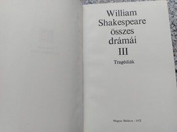 all the plays of william shakespeare iii. (Fragment) HUF 5,900