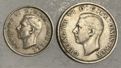 2 db 1 és 2 shilling   Shilling. VI. György (1936-1952) Anglia 146