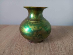 Zsolnay labrador glaze eosin vase