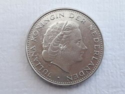 Netherlands 2 1_2 gulden 1969 coin - Dutch two and a half gulden 1969 juliana koningin foreign coin