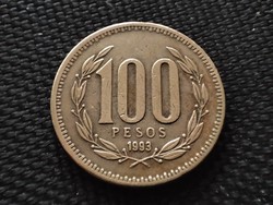 Chile 100 peso, 1993 POR LA RAZON O LA FUERZA / REPUBLICA DE CHILE
