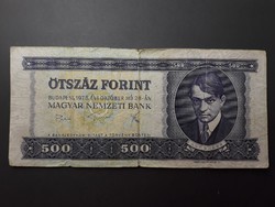 Magyarország 500 Forint 1975 - Magyar 500 Ft, Lila Ady Ötszázas régi bankjegy, bankó, papírpénz