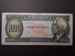 Magyarország 1000 Forint 1983 C Sorozat - Magyar 1000 Ft, Zöld, Bartók Ezres régi bankjegy, bankó