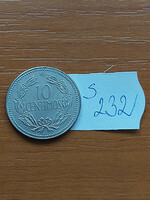 Venezuela 10 cm 1971 copper-nickel s232