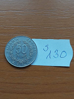 Costa Rica 50 centimeter 1983 c, stainless steel s130