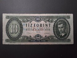 Magyarország 10 Forint 1969 - Magyar 10 Ft 1969 Petőfi Kék Tízes régi bankjegy, bankó, papírpénz