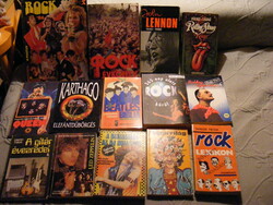 14 db rock zenei könyv a 80-as évekből