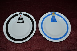 2 children's breakfast flat plates ( dbz 0040 )