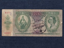 Háború előtti sorozat (1936-1941) 10 Pengő bankjegy 1936 horogkeresztes (id64623)