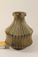 Antique art deco gilded glass vase 709