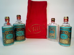 Vintage 4711 kölni üveges négy darab  parfüm 50 ml / darab