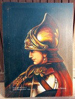 Oil painting on wood