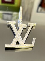 Louis Vuitton, Tömör ezüst Medál, cirkónia kövekkel ékesítve