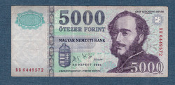 5000 Forint 2005 BB  sorozat