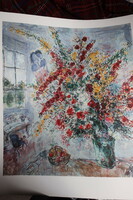Marc Chagall (1887-1984)Strauß am Fenster, 1969 | Nyomat! (80x70)
