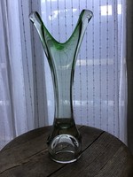 Old Polish Latvian livanu stikls crystal glass vase