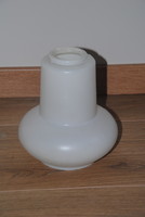 White milk glass lampshade