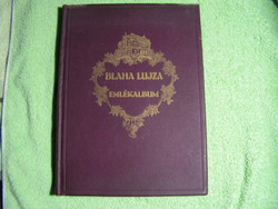 Blaha lujza memorial album. With the signatures of Miklós Horthy, Count István Bethlen and Archduke Joseph