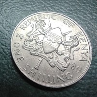 Kenya.1980.1 Shilling
