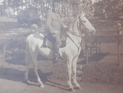 Régi fotó 1916 fénykép lovas katona