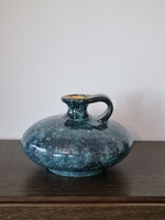 Large, decorative Bodrog Kresztúr ceramic jug vase, vase
