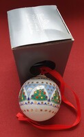Rosenthal Christmas Collection német porcelán karácsonyi gömb dísz kellék dekoráció