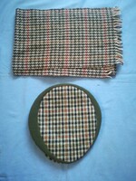 Vintage unisex hat and scarf
