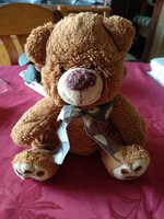 Old sitting teddy bear, teddy bear figure 28 cm, negotiable!