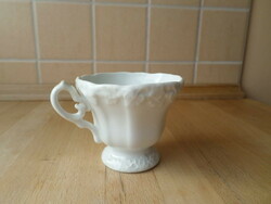 Antik TPM Carl Tielsch fehér porcelán csésze