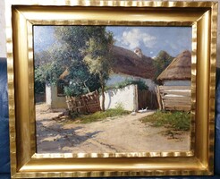 Gyula Zorkóczy -village cottage-