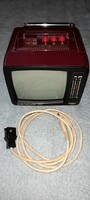Antik  , régi  , retró   Elektronika  409 D  mini  bakelit   tv  C.C.C.P.   1983 .